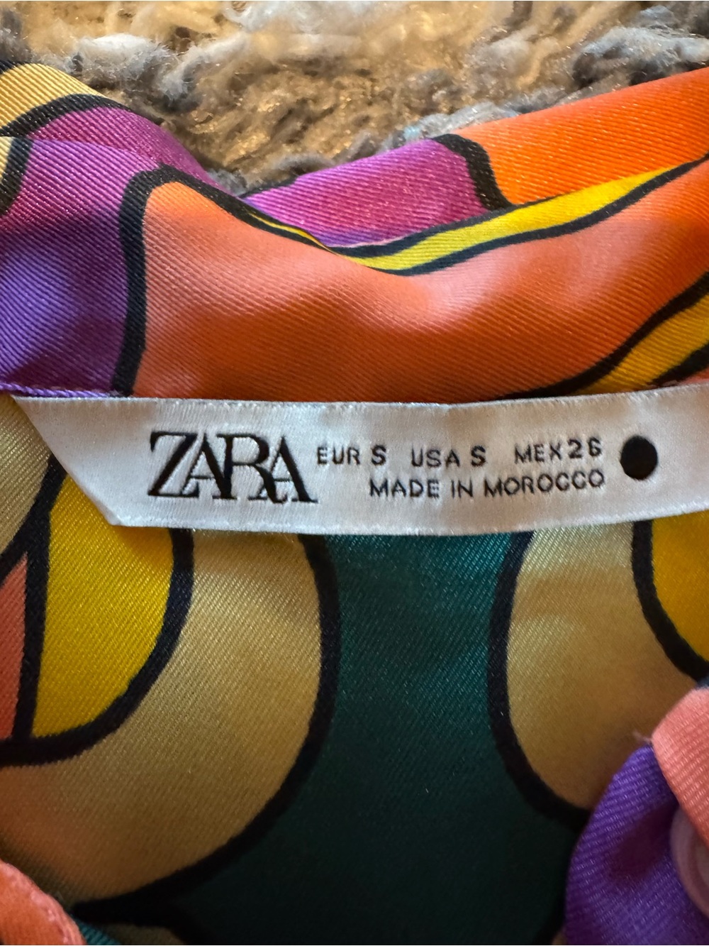 Zara Vibrant Floral-Print Pantsuit in Purple, Pink, Orange, Green - Picture 3 of 4